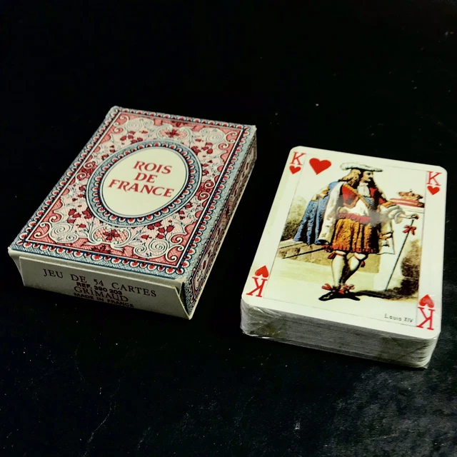 Deux Jeux De 52 Cartes Anciennes Grimaud - Miniature - Vers 1880