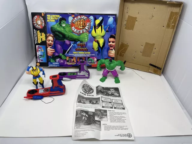 Marvel Comics Heavy Hitters Wolverine Vs Incredible Hulk Toy Biz - Box Is Minty