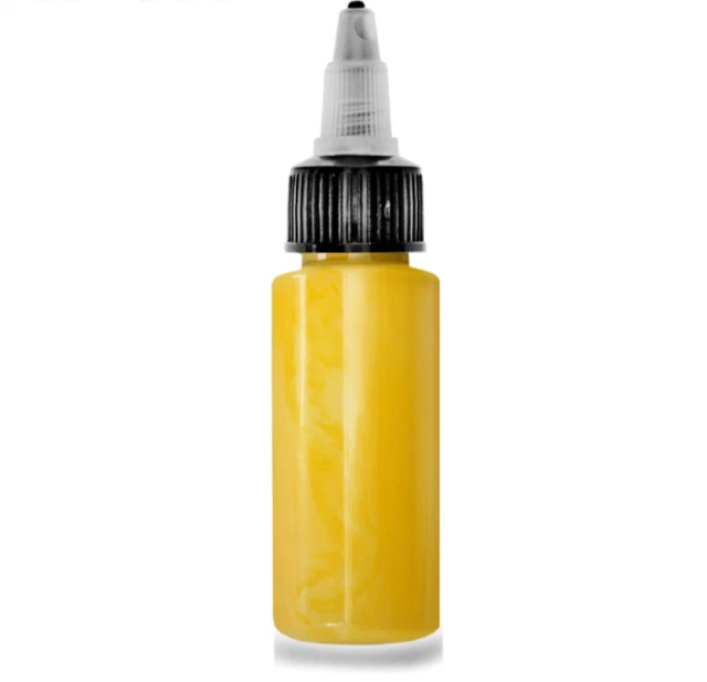 30 ml colori aerografo, colore giallo colori aerografo acrilico unghie colorato giallo
