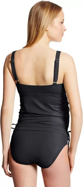 Tankini negro Prego Maternity 266400 para mujer maternidad giro liso talla pequeña 2