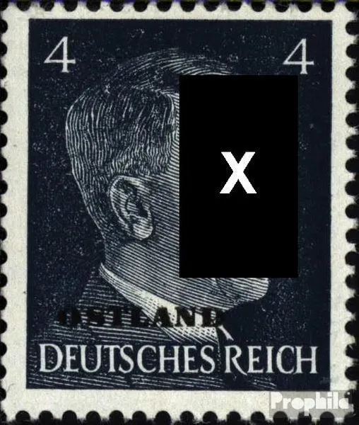 Briefmarken Ostland (Dt.Bes.2.WK.) 1941 Mi 3 gestempelt