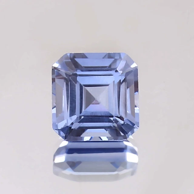 AAA Naturel sans Défaut Kashmiri Saphir Bleu Asscher Coupe Desseré Gemme 4.50 CT