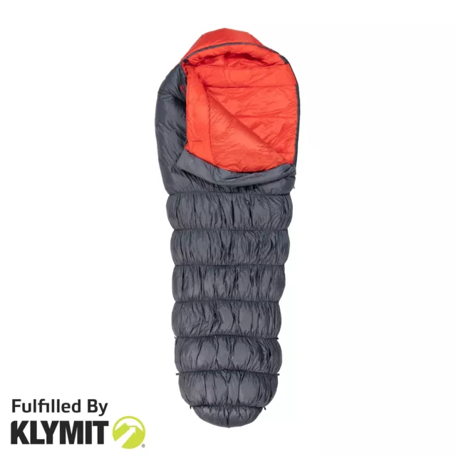 Klymit 0 Degree Down Hybrid Sleeping Bag Camping Backpacking - Brand New