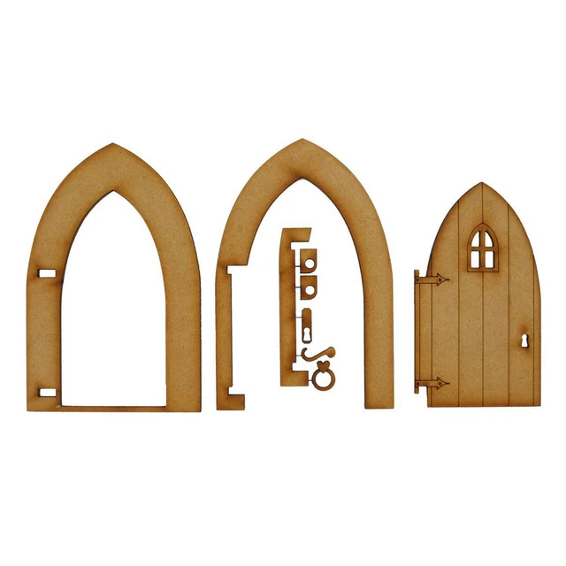1 juego de escultura de puerta ligera, colorida, realista, escultura de puerta decorativa,
