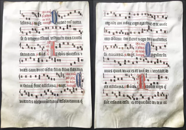 Antiphonar Antiphonary Pergament vellum Handschrift manuscript 15th century /152