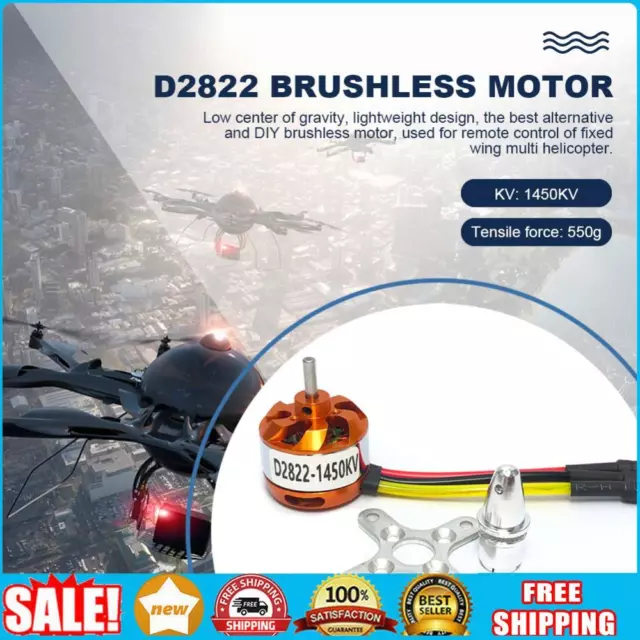 2-3S Brushless Motor für RC Mini Multicopter Flugzeug Starrflügler (1450KV)