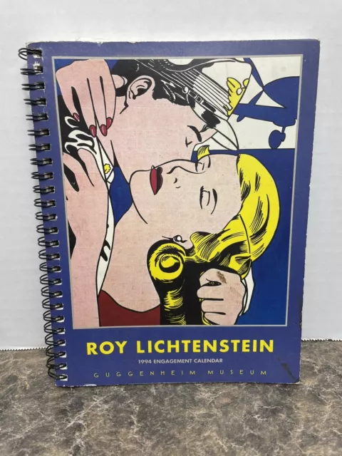 1994 Roy Lichtenstein Rare Engagement Calendar Guggenheim Museum New York