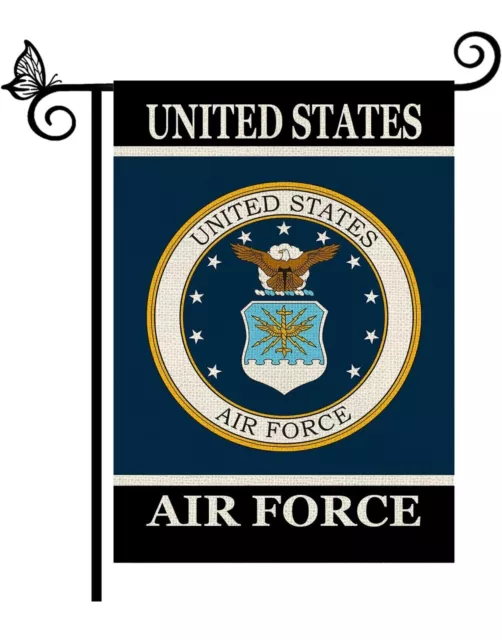 Air Force Double Sided Garden Flag Only (12''x18'')