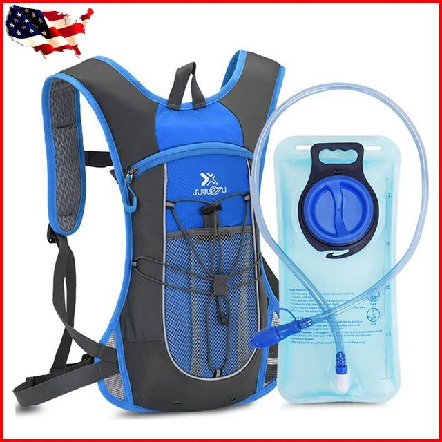 NEW 2L WATER Bladder Bag Hydration Backpack Pack Hiking Camping Cycling