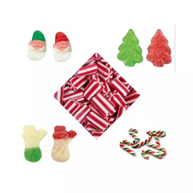 Jelly Christmas Sweets Pic N Mix Snowman Penguins Elfs Trees Santa Tree Reindeer