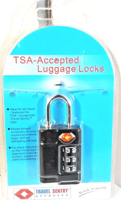 Luggage Lock TSA Accepted Travel Sentry  New In Package TSA-21037