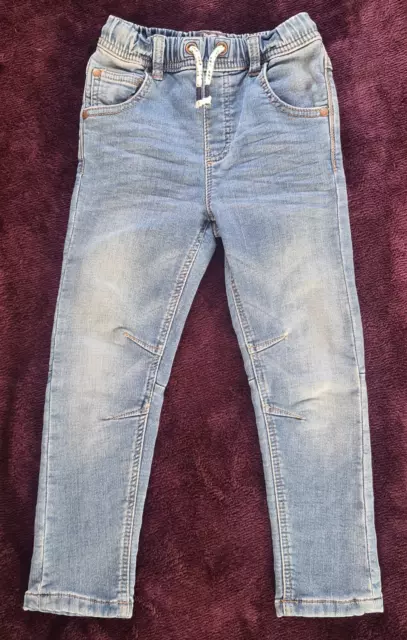 boys pull on stretchy skinny jeans denim trousers size 3-4 years Next