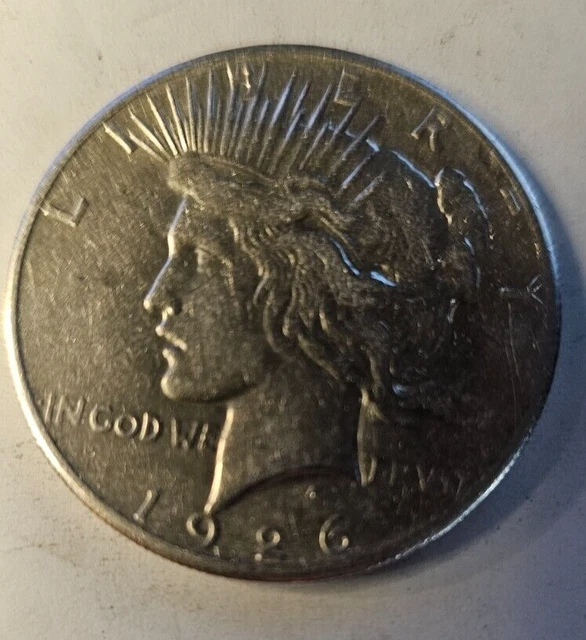 1926 Peace Silver Circulated Condition 90% Silver
