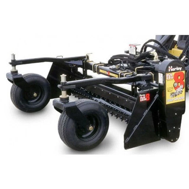 Harley Rake MX8H 90" Hydraulic Angle for Large Skid Steers,FREE Shipping all 48