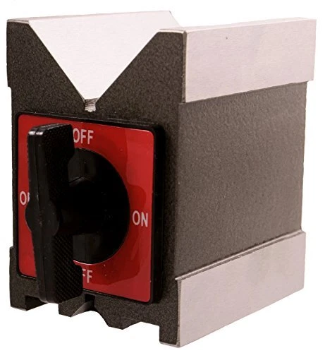 3.75 X 2.75 X 5 INCH Magnetic V-Block with Switch (3402-0992)