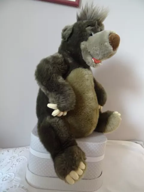 Figurine peluche ours Baloo DISNEY Le livre de la jungle tête en pl