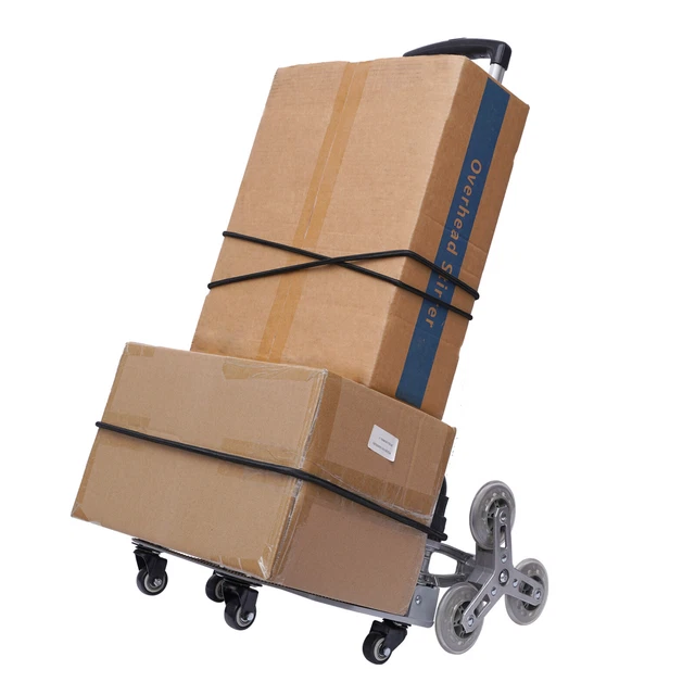 6 ruote carrello pieghevole carrello per scale montascale carrello impilabile alluminio carrello