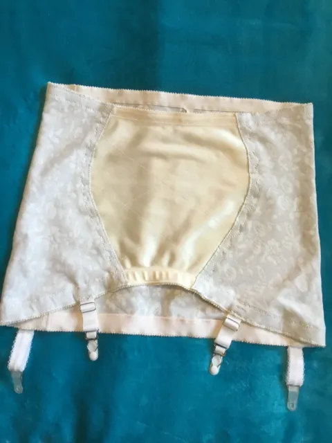VINTAGE PLAYTEX OPEN bottom girdle with four suspenders 34-36