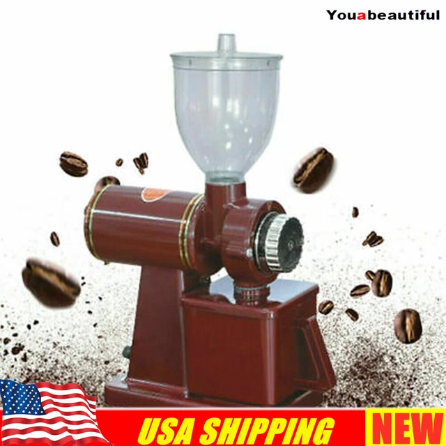 110v Electric Grinder Automatic Coffee Grinder Burr Espresso Bean Home 250g