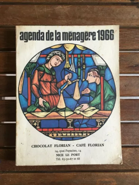 ‎Agenda de la ménagère 1966.‎ - Publicité pour le chocolat Florian - (Nice)