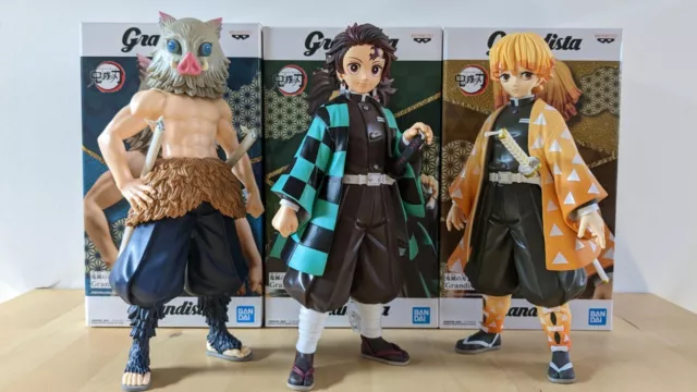 Lot Figurines Demon Slayer Banpresto Grandista officielles