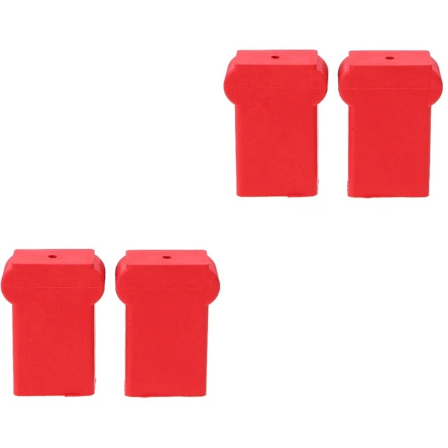 2 PACK RED Lift Cap Extension Ladder Caps End Rung £16.45 PicClick UK