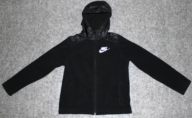 NIKE KID'S WINTERIZED FULL ZIP FLEECE HOODIE JACKET BV4506 Youth sz M Jacket