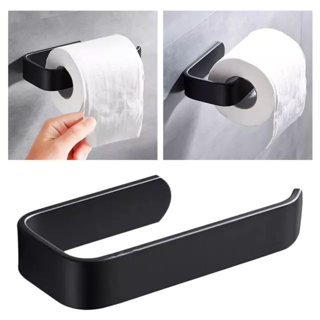 Toilet Paper Roll Holder Acrylic Toilet Paper Storage Holder Without Drilling UK