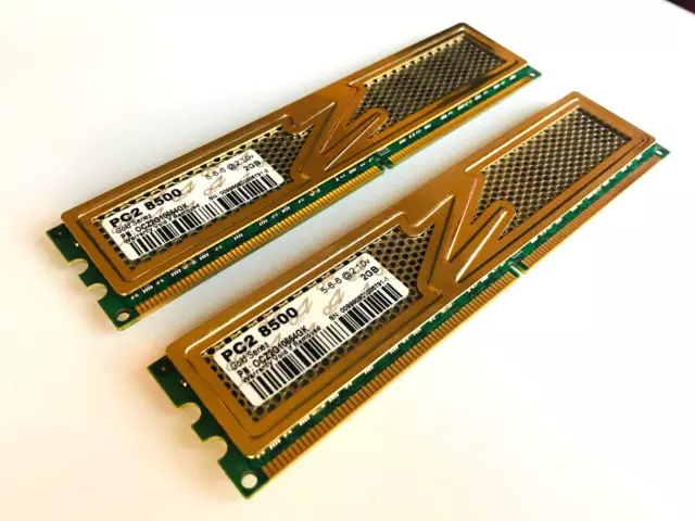 Kingston HyperX 8Go 4Go 2Go DDR2 1066MHz PC2 8500U KHX8500D2/2G Mémoire RAM  FR