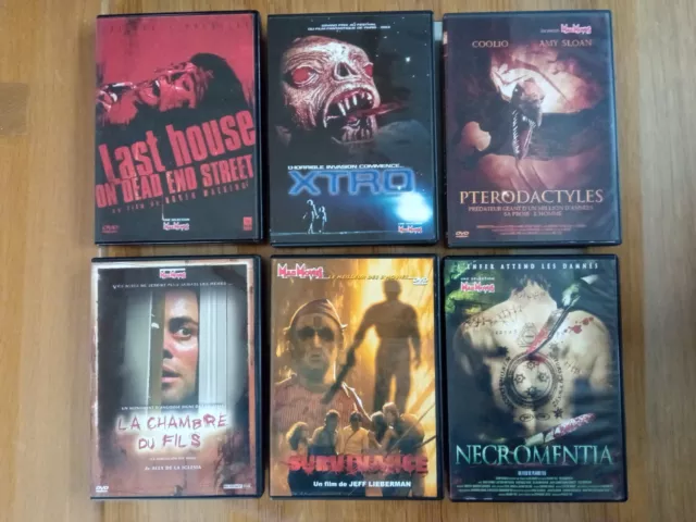 Sélection MAD MOVIES - lot de 6 Films HORREUR DVD