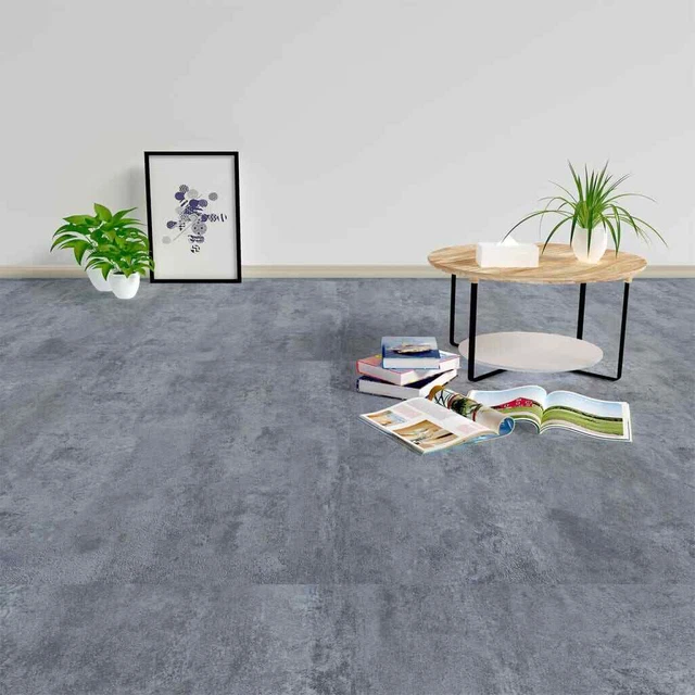 Listoni Pavimenti Adesivi 20 pz in PVC 1,86 m? Marmo Grigio