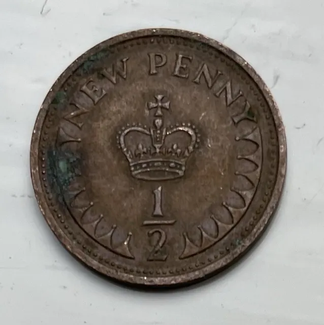 Great Britain New Half Penny 1975 Queen Elizabeth II *IDEAL FOR COLLECTORS*