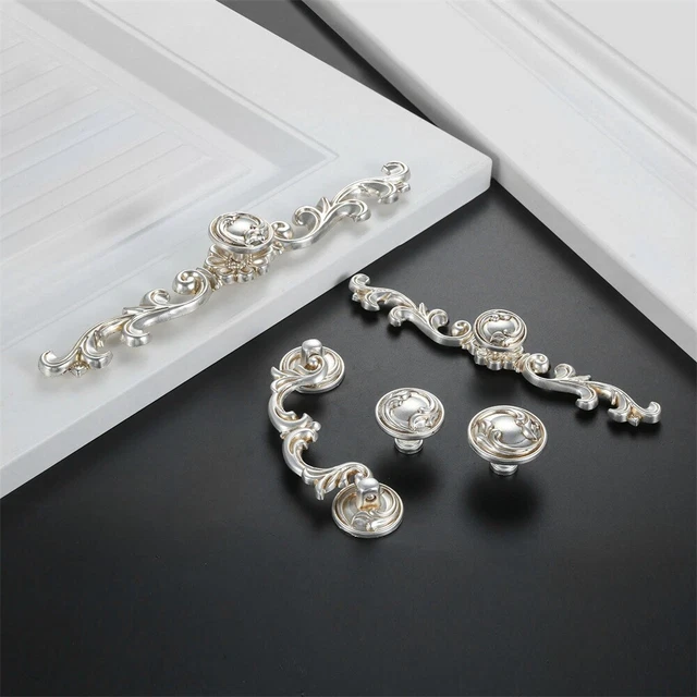 5 Size Luxury Bedroom Wardrobe Cabinet Drawer Door Knob Pull Handle Household