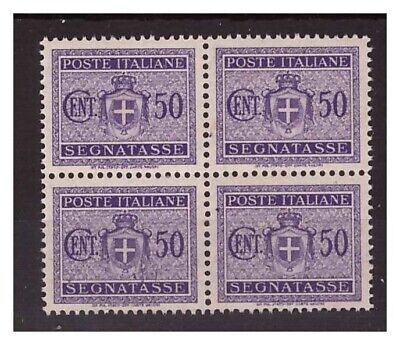 Lieutenancy 1945 - Postage Stamps Wheel Cent. 50 Quartina New MNH