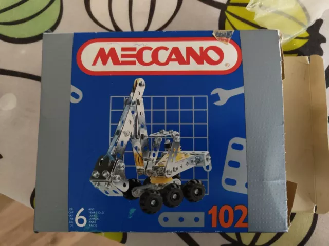 Meccano Escavatore con Pala Meccanica Costruzioni in Metallo N 102