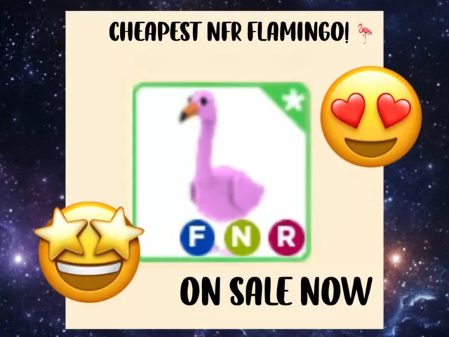 NEON FLAMINGO ADOPT Me Pet *Cheap, Best Value* *Virtual Pet