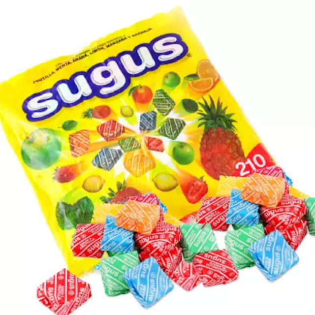 Caramelos Masticables/ Chewable Candies SUGUS Frutas/Fruits (700g) Gluten Free