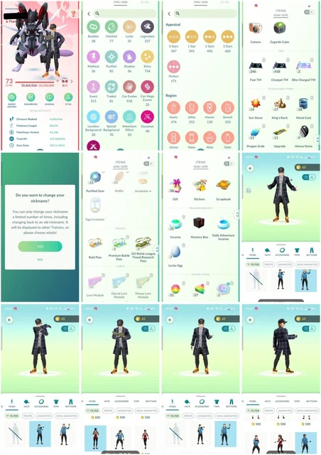 Compte Pokémon Go – Vente De Compte, Comme Neuf, Plateformes Android Et Apple II
