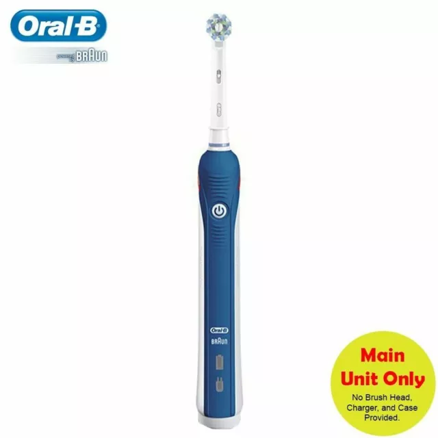 Genuine Braun Oral-B Pro 2000 Electric Toothbrush Dark Blue