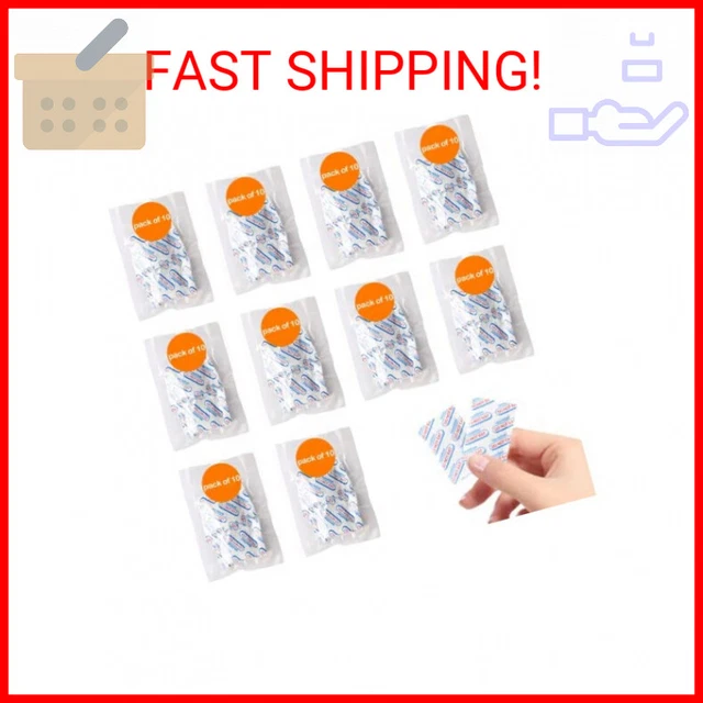 Medlladle 500cc Food Grade Oxygen Absorbers 100 Count 10 Pack Individually Seale