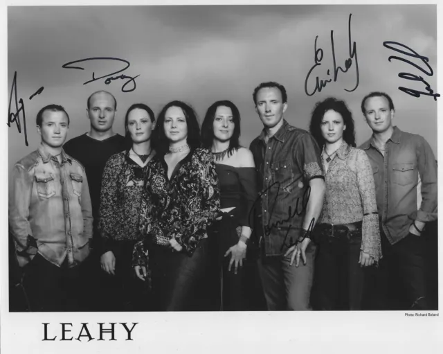 Leahy Autographed Signed 8x10 Photo -  Folk Music - 5 Signatures - w/COA