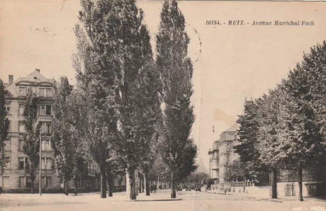 CPA 57 METZ Avenue Maréchal Foch