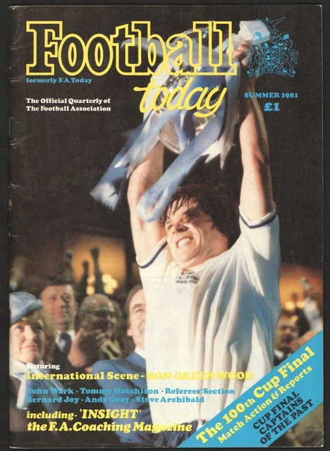 Rivista di calcio oggi La 100a FA CUP FINALE 1981