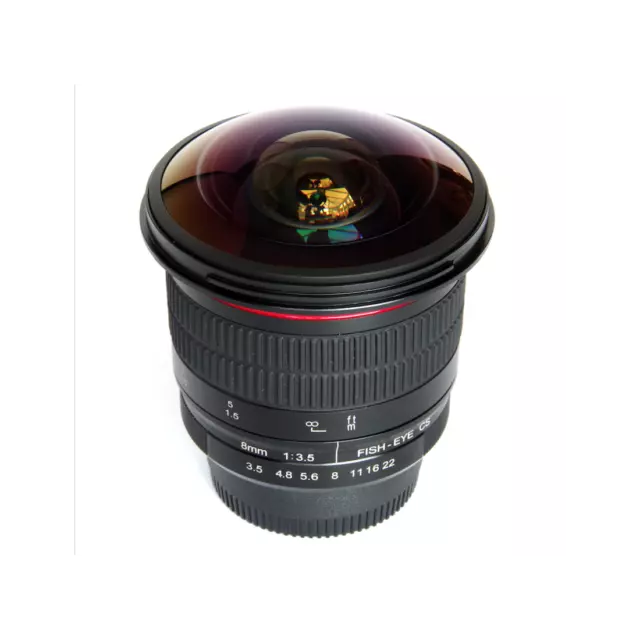 Meike Mk 8mm f3.5 Objective Fisheye Ultra Wide Angle Lens for Canon Ef Mount