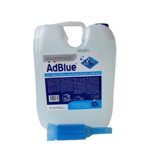 Adblue® 10 Liter Harnstofflösung für Dieselmotoren PKW LKW Ad Blue mit Ausgießer