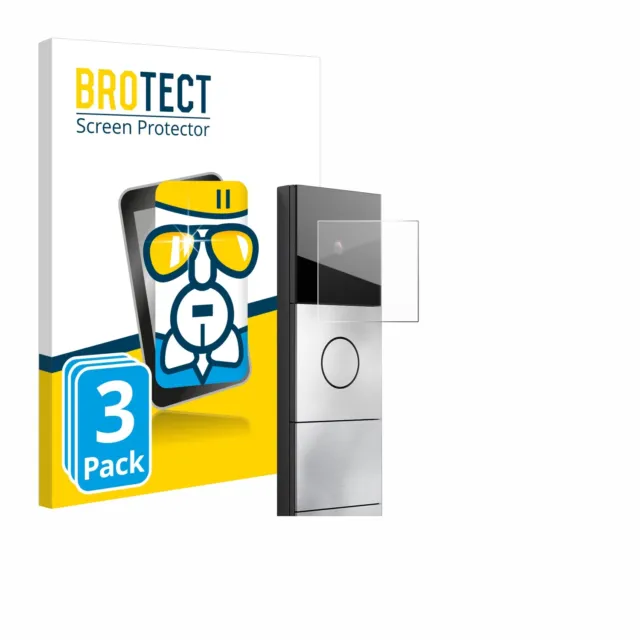 3x Flexible Protection Ecran Verre Film Protecteur pour Gira System 106 Robuste