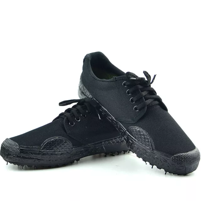 Surplus Chinese Army Pla Tactical Training Shoes Liberation Shoes Boots Black