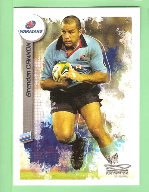 2003  Rugby Union Card #5  Brendan Cannon, Nsw Waratahs