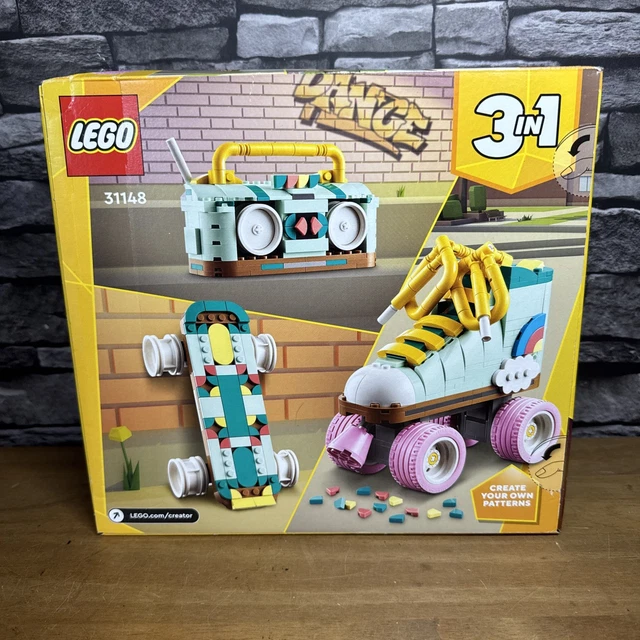 LEGO CREATOR 3IN1 Retro Roller Skate #31148 £13.96 - PicClick UK