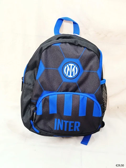 Zaino Inter Milano Zaino Inter Calcio Balilla Ufficiale, Per Bambini,  28x16x42 Cm Regalo Tifosi Piccoli